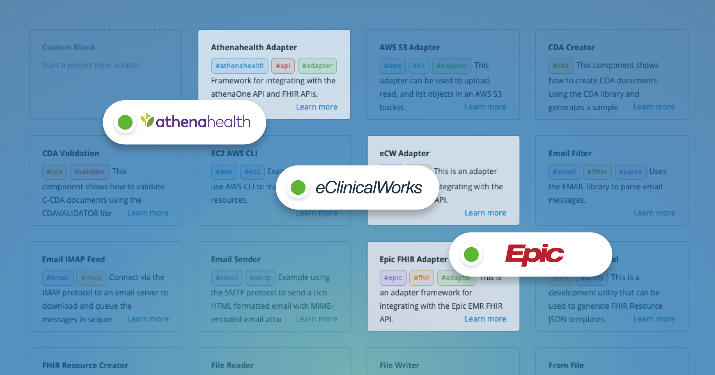 Prebuilt EHR Adapters in Iguana