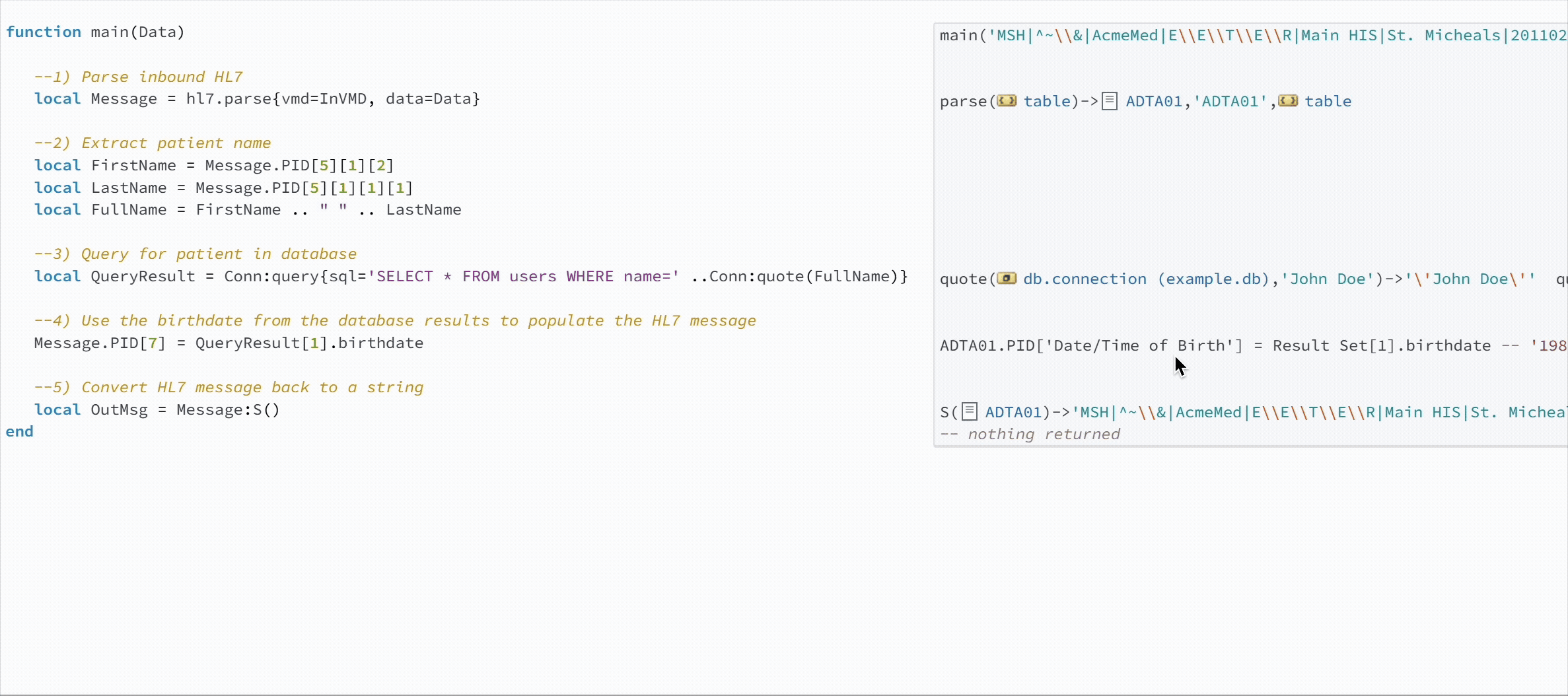Convert back to string-1