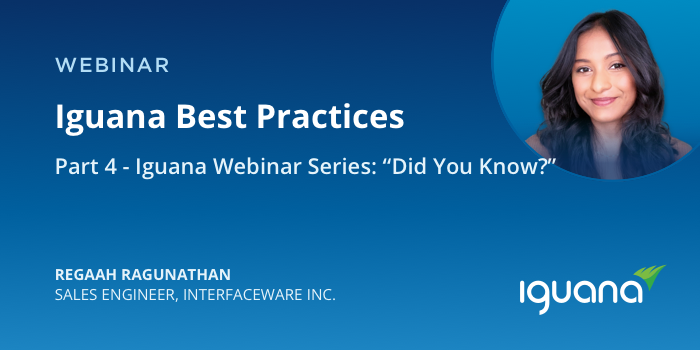 Webinar - Iguana Best Practices